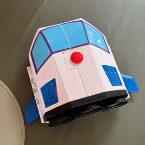 Toy Story Buzz Lightyear Rocketship Space Adventure Carnival To - White and Blue